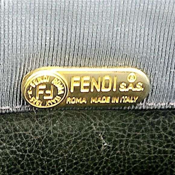 Fendi Canvas Leather Tote Bag - Picture 8 of 8
